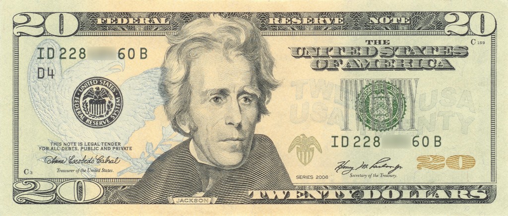 20 dollar bill