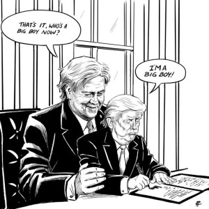 Bannon and Trump